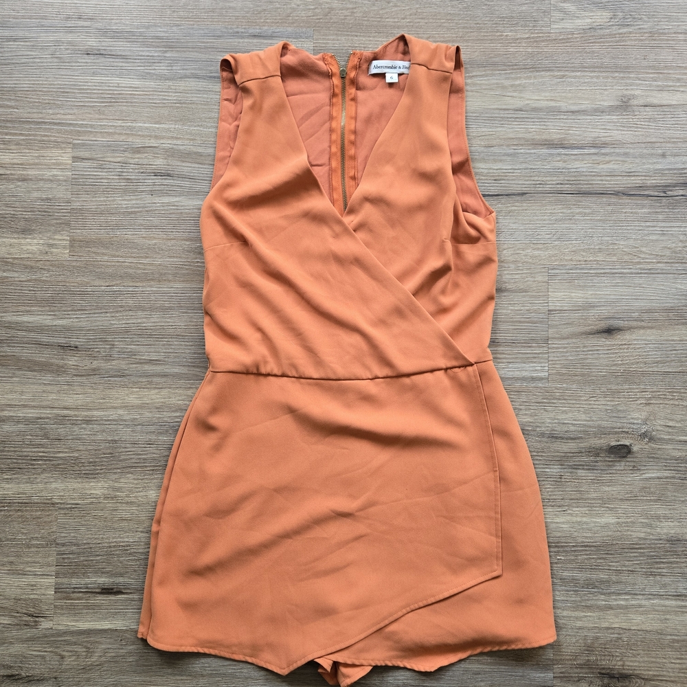Abercrombie & Fitch Orange Romper